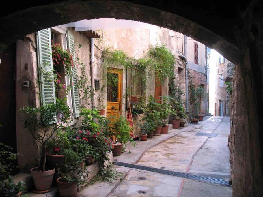 Studio Calme Et Agreable Avec Acces Jardin Partage Le Bar-sur-Loup ภายนอก รูปภาพ